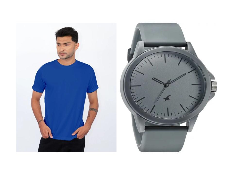 Tshirt & Men's Watch