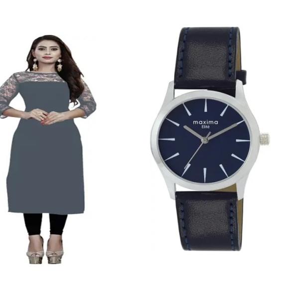 Kurti & ledies Watch ( combo )