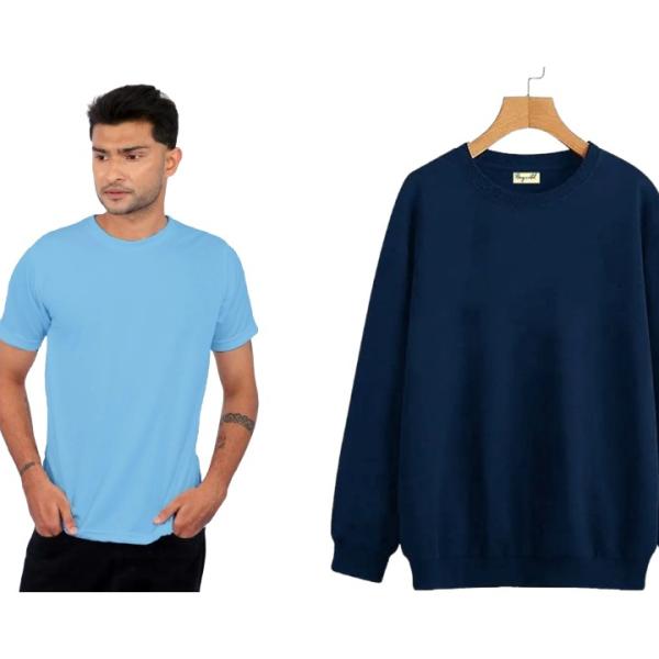 Men's Sweater t-Shirt Combo