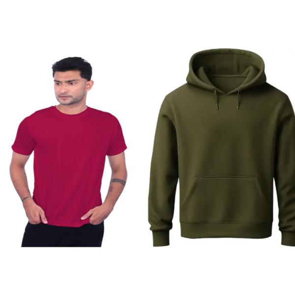 Men's Sweater t-Shirt Combo