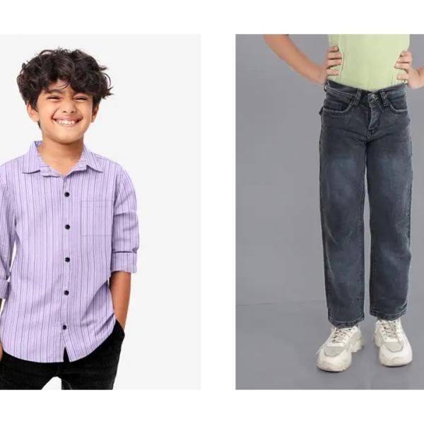 Shirts And Pants (Combo) Kids