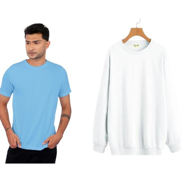 Men's Sweater t-Shirt Combo