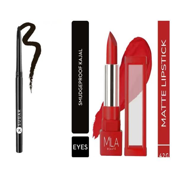 Eyeliner & Lipstick Combo