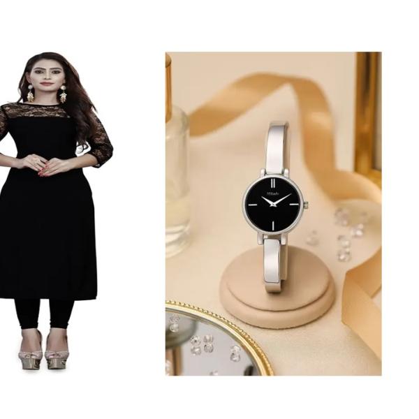 Kurti & ledies Watch ( combo )