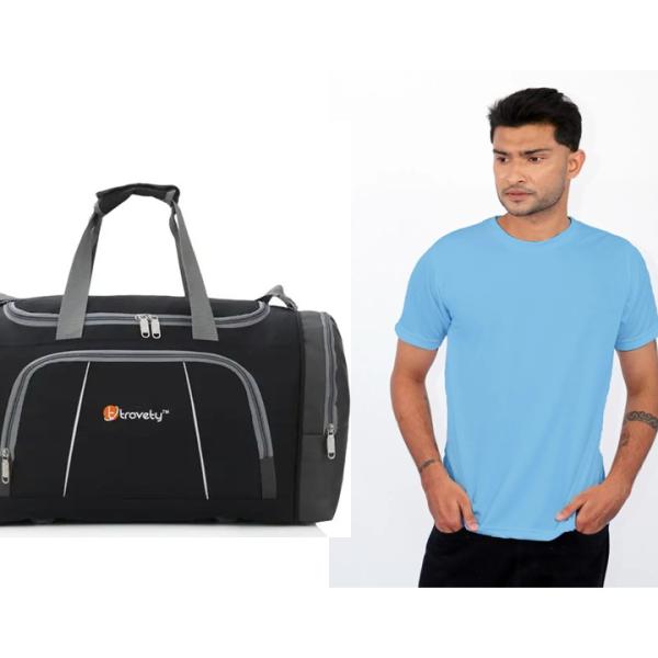 Duffle Bag & T-shirt (Combo)