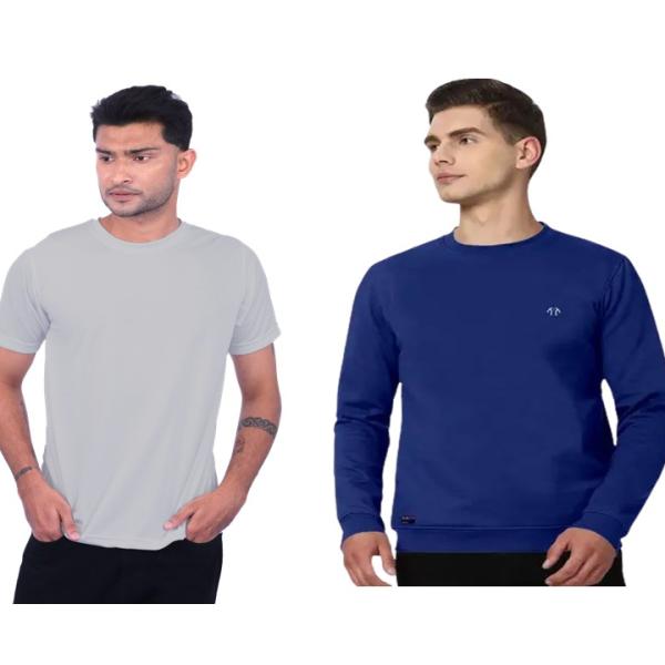Men's Sweater t-Shirt Combo
