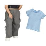 Cargo Pant & Crop Top Combo