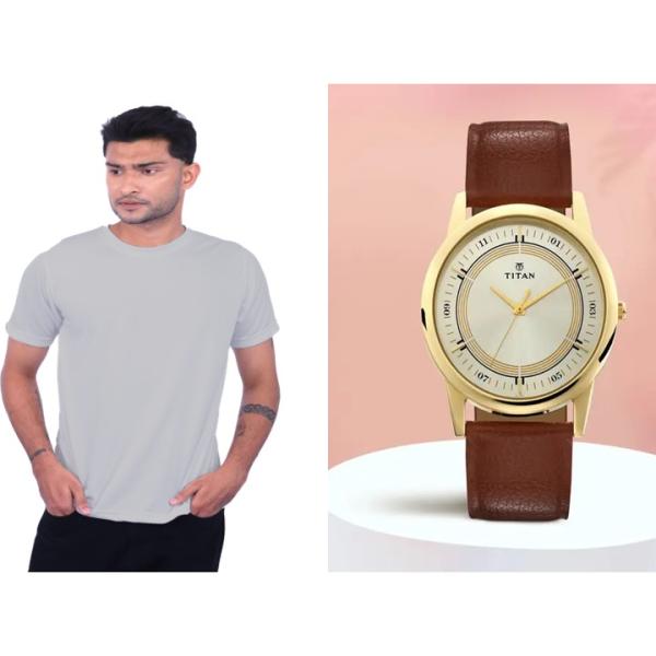 Tshirt & Men's Watch