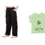 Cargo Pant & Crop Top Combo