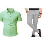Half Shirt and Trousers Combo