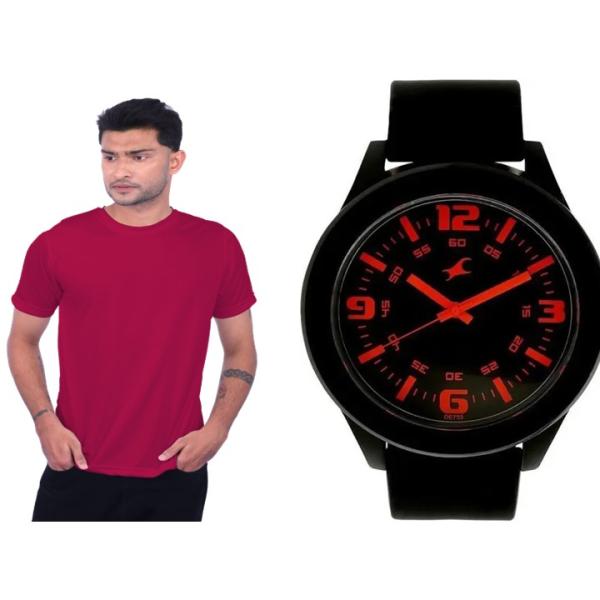Tshirt & Men's Watch