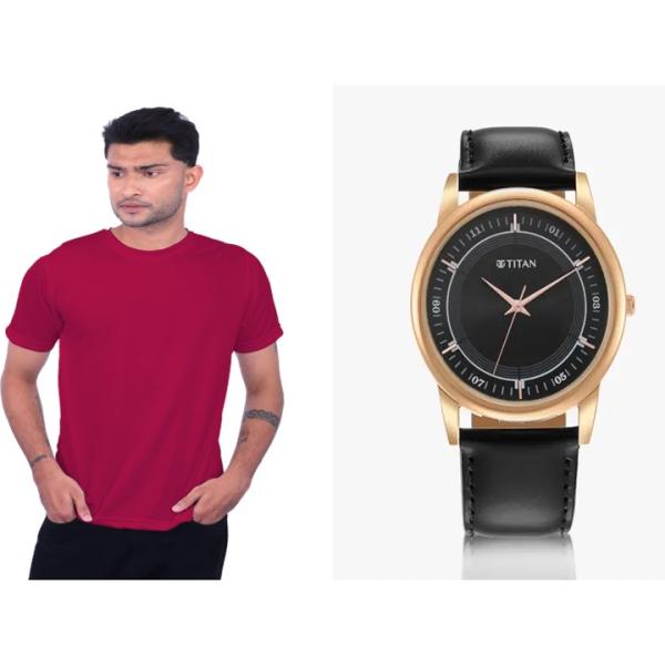 Tshirt & Men's Watch