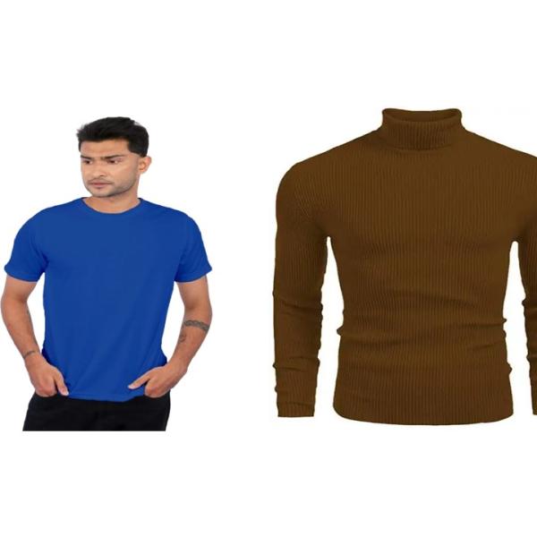 Men's Sweater t-Shirt Combo