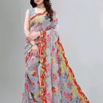  Fashionable Georgette Saree (Pack Of 2)