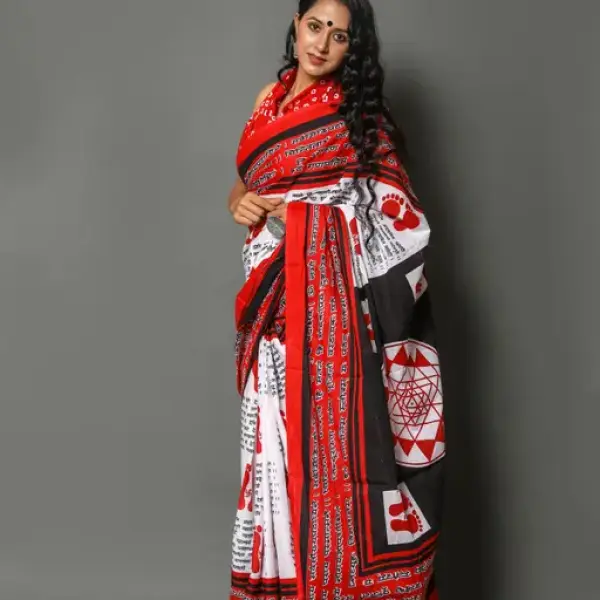Jaipuri Printed Soft Cotton Saree