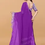 Women's ruffle saree