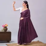 Women's Stone Work Saree