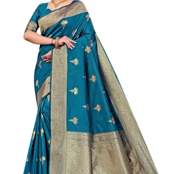 Women's Banarasi Kanjivaram Silk Saree