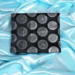 Sana Silk Satin Silk Aqua Blue Embroidered Saree