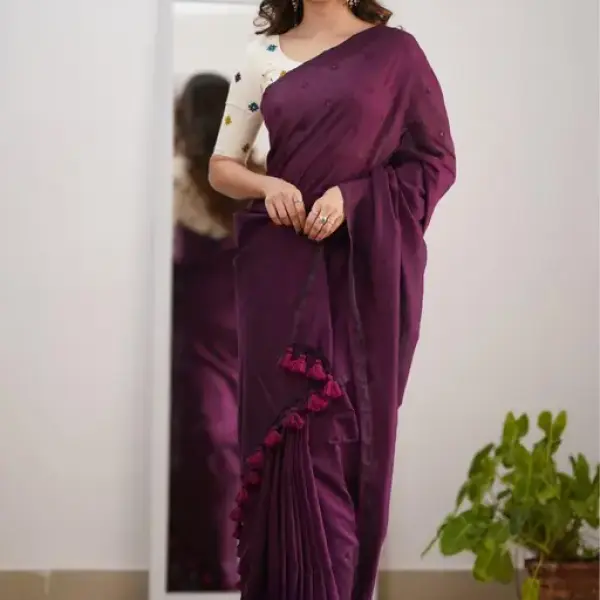  Handloom Khadii Pure Cotton Saree
