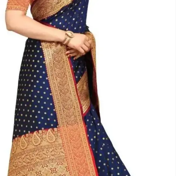  Banarasi Banarasi Silk Green Jacquard Saree