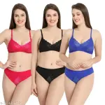 Multicolor Cotton Lingerie Set