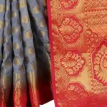 Women's cotton silk multicolour Saree