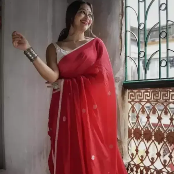  100% khadi cotton saree