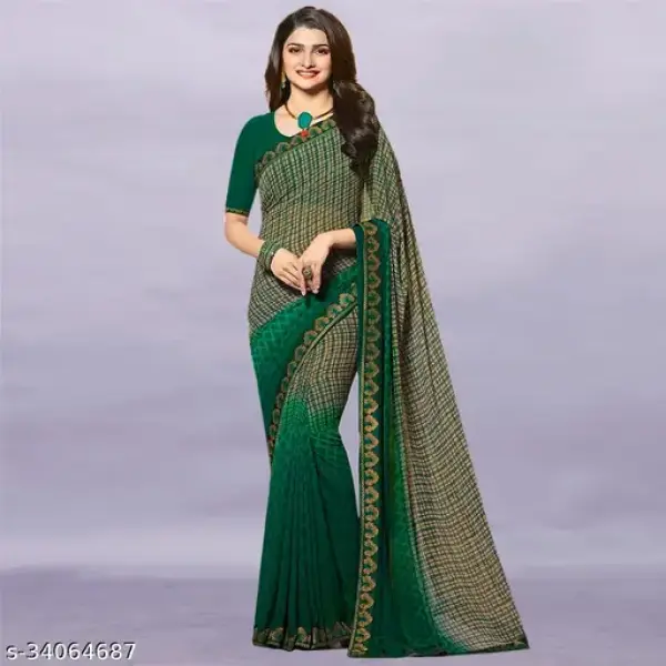 Daily wear Georgette fancy saree