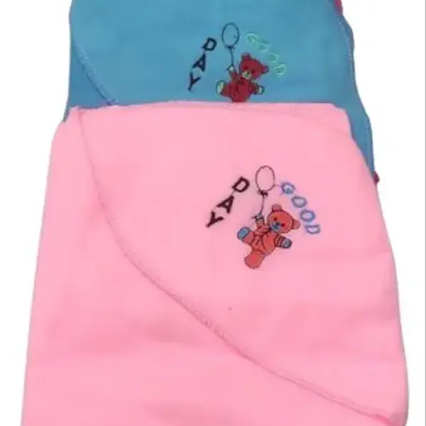 BABY HOODED WRAPPER BLANKETS PACK OF 5 EASY TO CARRY