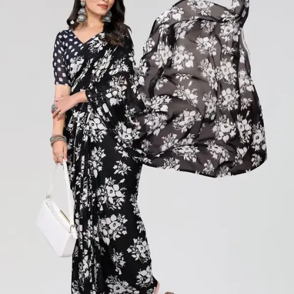 Daily Wear - Printed - Georgette Saree