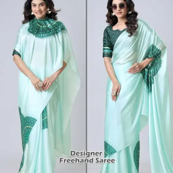 Digital print saree for women