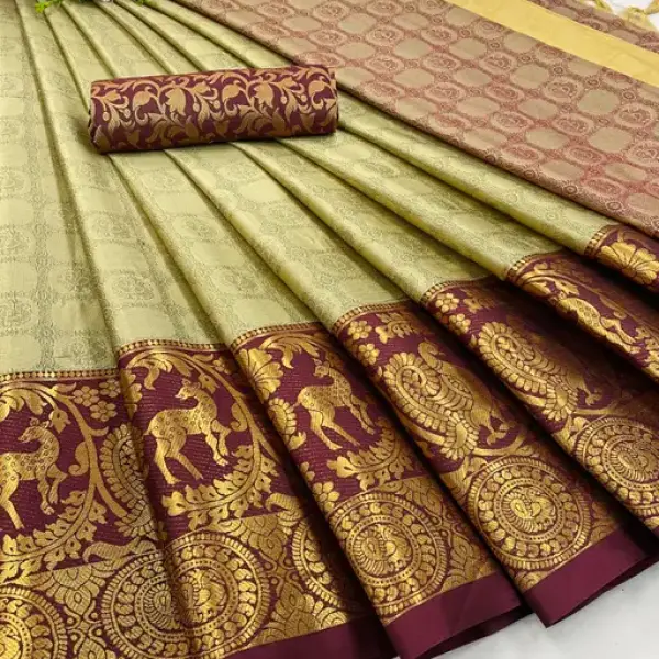Cottonsilk saree for women