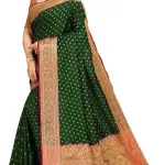  Banarasi Banarasi Silk Green Jacquard Saree