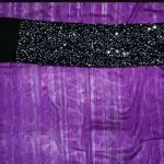 Georgette Purple Saree