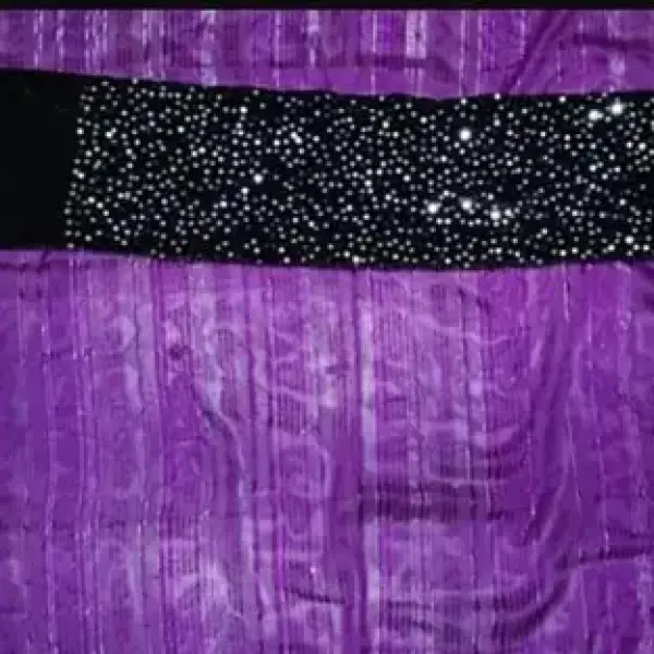 Georgette Purple Saree