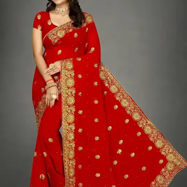 Full Stone Handwork Beautifull Saree