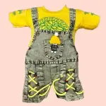 dungaree for baby boy and girl Yellow
