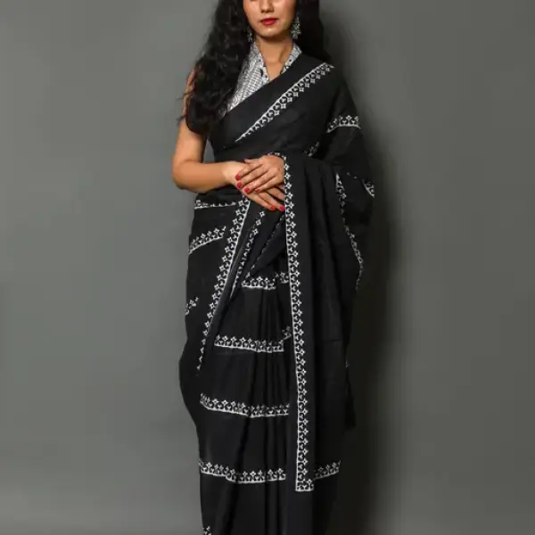 Jaipuri Printed Soft Cotton Saree