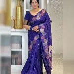  flower looking saree