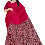  Elegant Half-Half Cotton Saree
