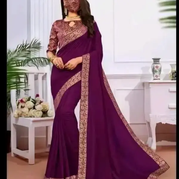  Party Wear Chiffon Saree