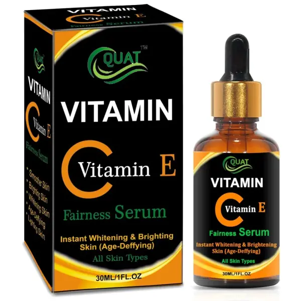 QUAT improved vitamin C Facial serum- For Anti Aging & Smoothening & Brightening Face  (30 ml)