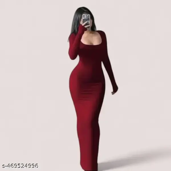 MARUN PARTYWEAR DRESS