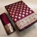 Banarasi Traditional Design Silk Blend Saree