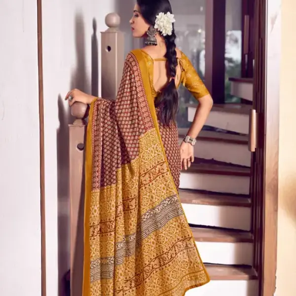 Printed Cotton Saree