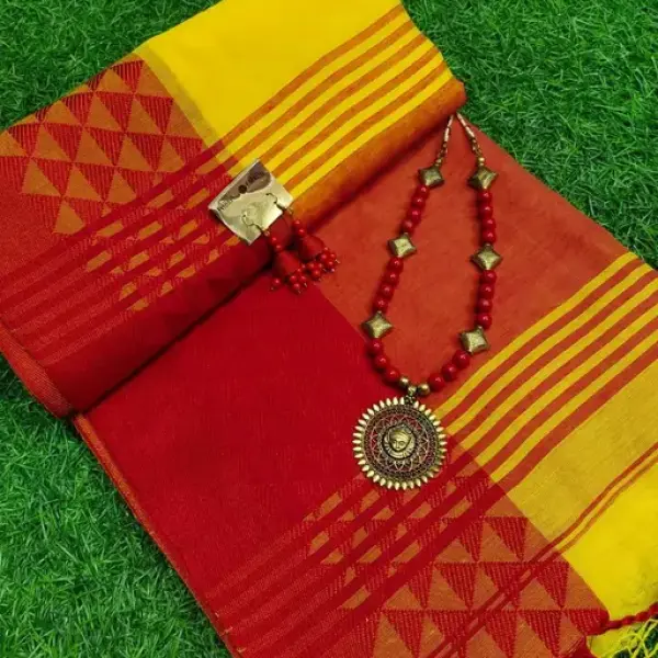 Cotton silk handloom