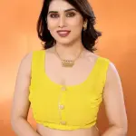 SPLIT MALL JIMY CHOO FOIL PRINTED SAREE With Running Blouse