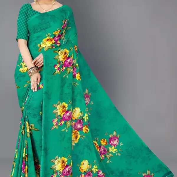  Dhyani Fashion Daily Wear georgette Saree