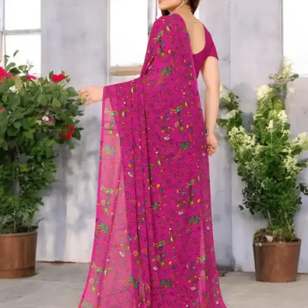  Combo Saree, Daily Wear Georgette Sarees